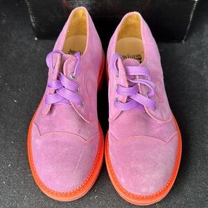 Authentic John Fluevog suede shoes Womens 8.5